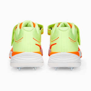 PUMA Bowling 22.1 Unisex Cricket Shoes, Ultra Orange-Fast Yellow-PUMA White
