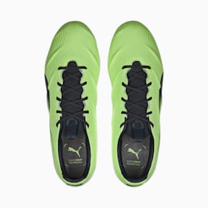 King Platinum 21 VGN FG/AG Men's Soccer Cleats, Fizzy Light-Asphalt-PUMA Black