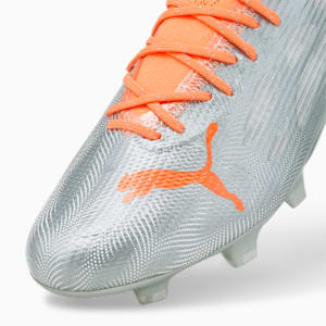 ULTRA 1.4 FG/AG Football Boots, Diamond Silver-Neon Citrus