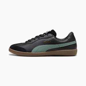 KING 21 IT Indoor Court Shoes, PUMA Black-Eucalyptus, extralarge-IND
