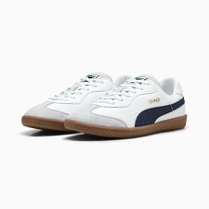 メンズ キング 21 IT サッカー トレーニングシューズ, PUMA White-New Navy-Silver Mist, extralarge-JPN