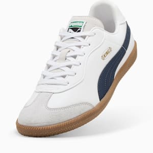 メンズ キング 21 IT サッカー トレーニングシューズ, PUMA White-New Navy-Silver Mist, extralarge-JPN
