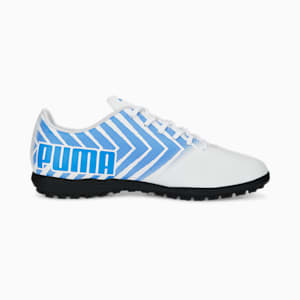 メンズ タクト II TT サッカー トレーニング シューズ, PUMA White-Dusky Blue