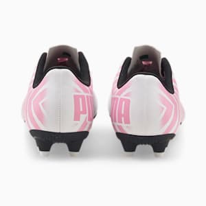 TACTO II FG/AG Soccer Cleats Big Kids, Puma White-PRISM PINK