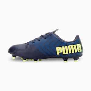 TACTO II FG/AG Youth Football Boots, Parisian Night-Fresh Yellow-Blazing Blue