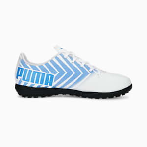 キッズ プーマ タクト II TT JR サッカー トレーニング シューズ 20-24.5cm, PUMA White-Dusky Blue