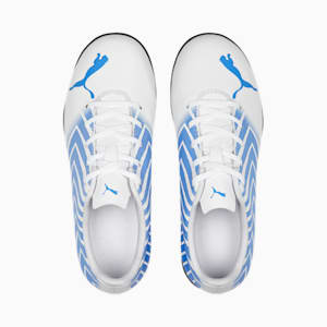 キッズ プーマ タクト II TT JR サッカー トレーニング シューズ 20-24.5cm, PUMA White-Dusky Blue
