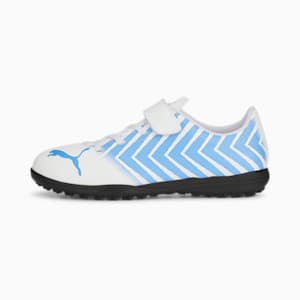 Tacto Youth Football Trainers, PUMA White-Dusky Blue, extralarge-IND