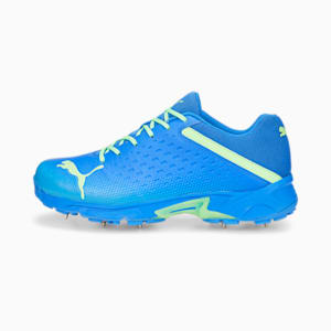PUMA Spike 22.2  Cricket Shoes, Bluemazing-Elektro Green-Ocean Dive