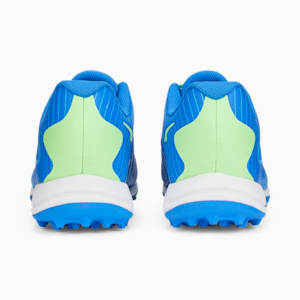 PUMA 22 FH Rubber Unisex Cricket Shoes, Bluemazing-Elektro Green-Puma White