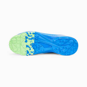 PUMA x one8 22 FH Rubber Unisex Cricket Shoes, Bluemazing-Elektro Green-Puma White, extralarge-IND