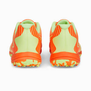 PUMA x one8 22 FH Rubber Cricket Shoes, Ultra Orange-Fast Yellow, extralarge-IND