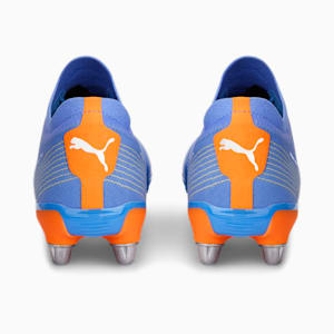 Avant Pro Men's Rugby Boots, Blue Glimmer-PUMA White-Ultra Orange