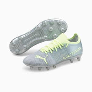 ULTRA 3.4 FG Women's Football Boots, Diamond Silver-Fizzy Light