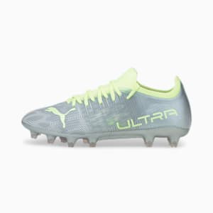 Botines de fútbol ULTRA 3.4 FG para mujer, Diamond Silver-Fizzy Light