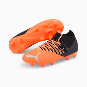 FUTURE Z 3.3 FG/AG Soccer Cleats Big Kids, Neon Citrus-Diamond Silver-Puma Black