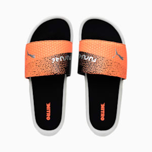 Nitrocat Future Z Unisex Slides, Puma Black-Neon Citrus-Puma White