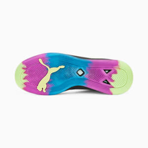 Accelerate Turbo Nitro II Handball Shoes, Puma Black-Fizzy Light-Ocean Dive-Festival Fuchsia