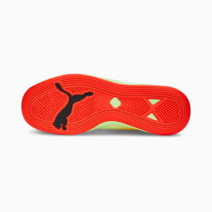 Accelerate Pro II Unisex Indoor Sports Shoes, Fast Yellow-Red Blast-PUMA Black, extralarge-IND