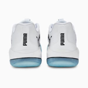 Eliminate Power NITRO™ II Men's Racquet Sports Shoes, Puma White-Puma Black-Nitro Blue, extralarge