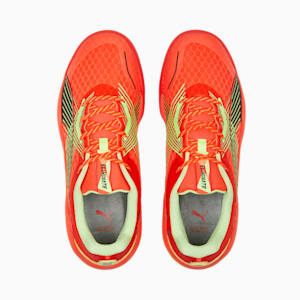Eliminate Power NITRO™ II Men's Racquet Sports Shoes, Red Blast-Fast Yellow-PUMA Black, extralarge