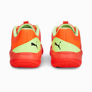 Eliminate Pro II Indoor Sports Shoes, Red Blast-Fast Yellow-PUMA Black