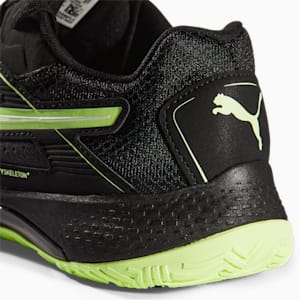 Solarstrike II Unisex Indoor Sport Shoes, Puma Black-Puma White-Fizzy Light