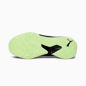 Solarstrike II Unisex Indoor Sport Shoes, Puma Black-Puma White-Fizzy Light