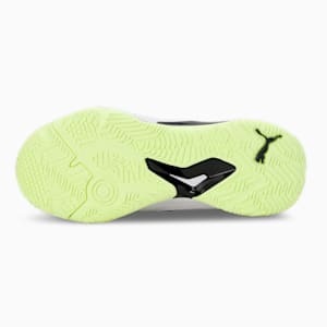Solarstrike II Unisex Indoor Sports Shoes, Puma White-Fizzy Light-PUMA Black, extralarge-IND