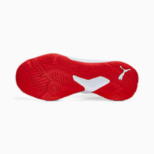 Zapatos Solarstrike II Racquet Sports, Puma White-Puma Black-High Risk Red