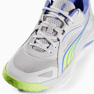 Solarstrike II Indoor Sports Shoes, Puma White-Fizzy Light-Elektro Purple