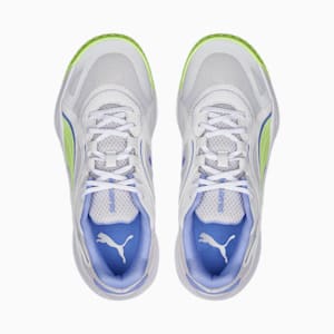 Solarstrike II Indoor Sports Shoes, Puma White-Fizzy Light-Elektro Purple