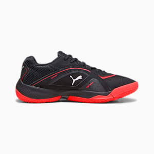 Solarstrike II Unisex Indoor Sports Shoes, PUMA Black-Fire Orchid-PUMA White, extralarge-IND