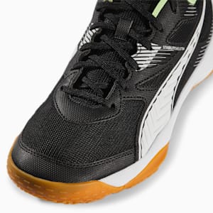 Solarflash II Unisex Indoor Sports Shoes, Puma Black-Puma White-Fizzy Light-Gum, extralarge-IND