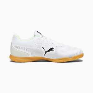 TRUCO IIl Unisex Indoor Sports Shoes, PUMA White-PUMA Black-PUMA Silver, extralarge-IND