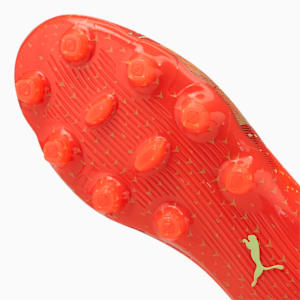 メンズ ウルトラ アルティメット HG/AG サッカー スパイク, Fiery Coral-Fizzy Light-Puma Black