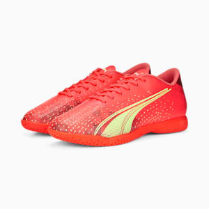 Ultra Play Men's Indoor Sports Shoes, Fiery Coral-Fizzy Light-Puma Black, extralarge-IND