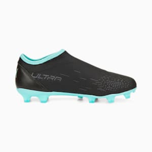 Ultra Match LL FG/AG Football Boots Youth, Puma Black-Puma White-Elektro Aqua