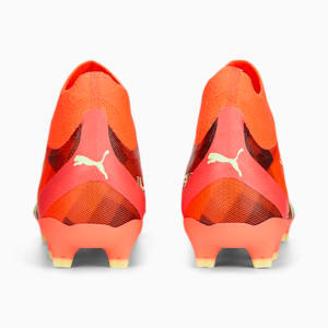 Chaussures de soccer avec crampons Ultra Pro FG/AG Homme, Fiery Coral-Fizzy Light-Puma Black