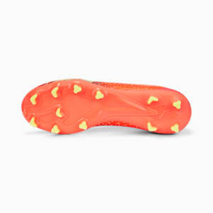 Botines de fútbol ULTRA PRO FG/AG, Fiery Coral-Fizzy Light-Puma Black