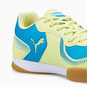 メンズ プーマ プレッシング III IT サッカー トレーニング シューズ, Bleu Azur-Fresh Yellow-Puma White-Gum