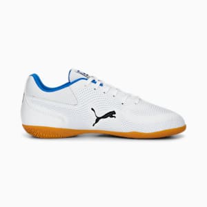 TRUCO III Youth Indoor Sports Shoes, PUMA White-PUMA Black-PUMA Team Royal, extralarge-IND