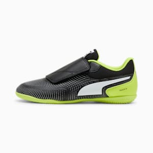 TRUCO III V Youth Football Boots, PUMA Black-PUMA White-Electric Lime, extralarge-IND