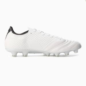 メンズ プーマ キングミライ HG/AG サッカー スパイク, Puma White-Puma Black