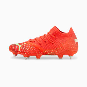 FUTURE 1.4 MxSG Football Boots Men, Fiery Coral-Fizzy Light-Puma Black-Salmon