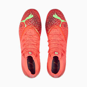 メンズ フューチャー 1.4 FG/AG サッカー スパイク, Fiery Coral-Fizzy Light-Puma Black-Salmon