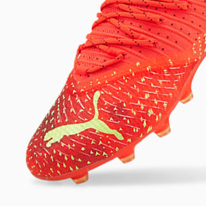 メンズ フューチャー 1.4 HG/AG サッカー スパイク, Fiery Coral-Fizzy Light-Puma Black-Salmon
