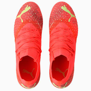 メンズ フューチャー 2.4 HG/AG サッカー スパイク, Fiery Coral-Fizzy Light-Puma Black-Salmon