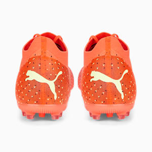 FUTURE 3.4 MG Football Boots Men, Fiery Coral-Fizzy Light-Puma Black-Salmon