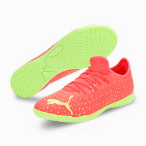 FUTURE 4.4 Men's Indoor Sports Shoes, Fiery Coral-Fizzy Light-Puma Black-Salmon